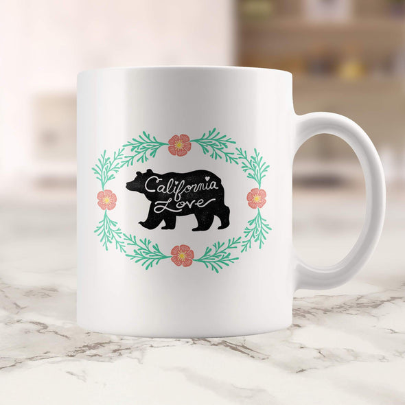 Bear CA Love Ceramic Mug-CA LIMITED