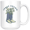 Boots & Flowers TX Ceramic Mug-CA LIMITED