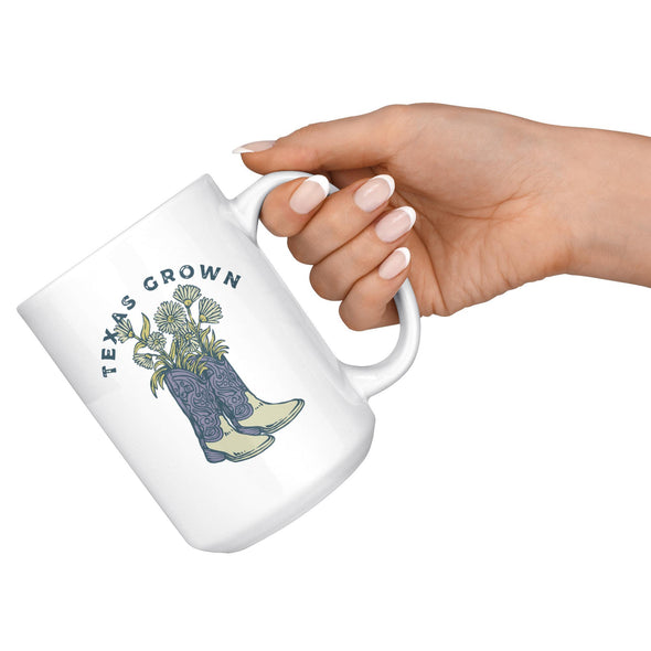 Boots & Flowers TX Ceramic Mug-CA LIMITED