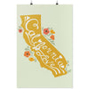 CA State Poppies Yellow Poster-CA LIMITED