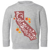 CA State With Poppies Toddlers Sweater-CA LIMITED