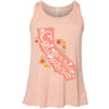 CA State With Poppies Youth Flowy Tank-CA LIMITED