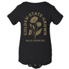 CA Wild Poppies Baby Onesie-CA LIMITED