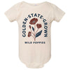 CA Wild Poppies Baby Onesie-CA LIMITED