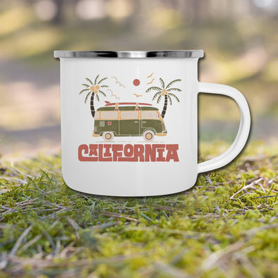 Cali Van Green Camper Mug-CA LIMITED