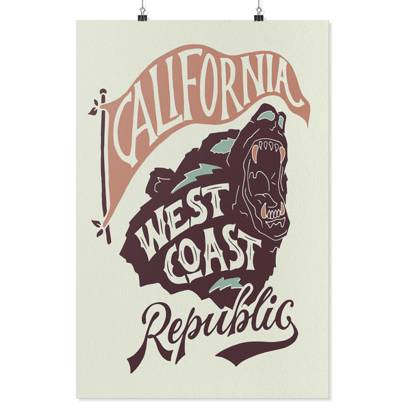 California Bear Poster-CA LIMITED