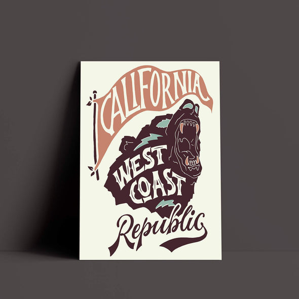 California Bear Poster-CA LIMITED