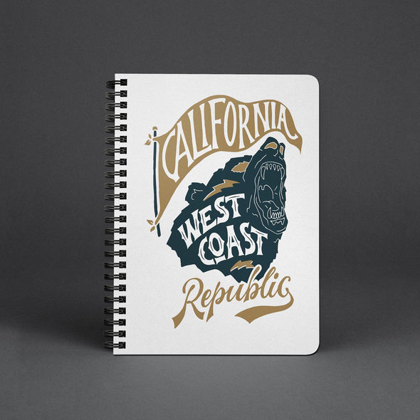 California Bear Spiral Notebook-CA LIMITED