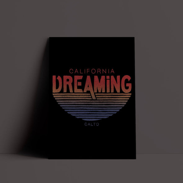 California Dreaming Black Poster-CA LIMITED