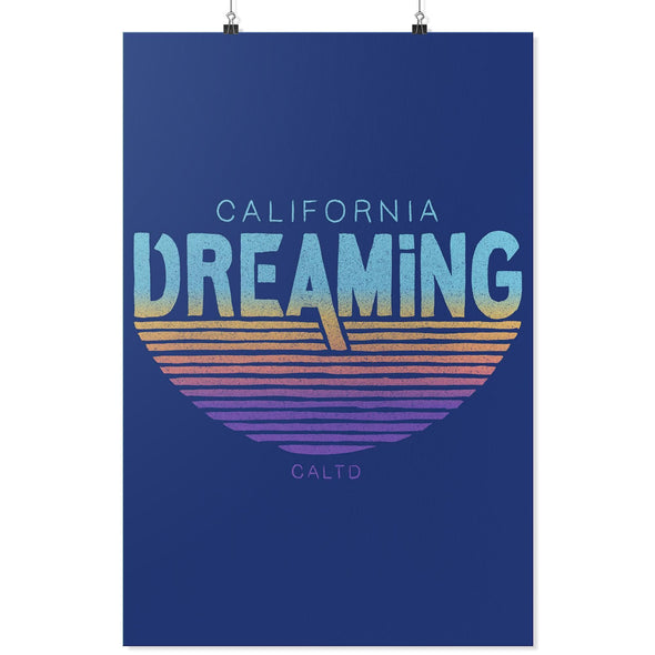 California Dreaming Blue Poster-CA LIMITED