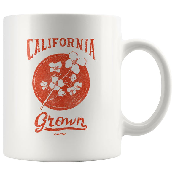 California Grown Circle Orange Mug-CA LIMITED