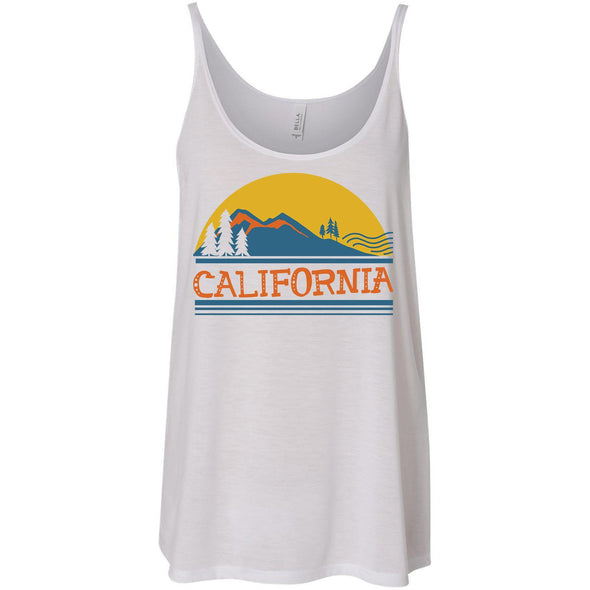 California Mountains Flowy Tank-CA LIMITED