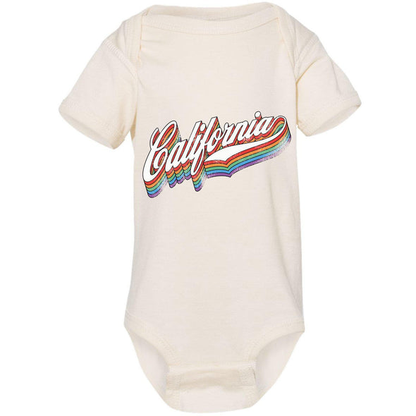 California Rainbow Baby Onesie-CA LIMITED