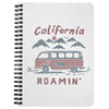 California Roamin White Spiral Notebook-CA LIMITED