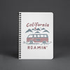 California Roamin White Spiral Notebook-CA LIMITED