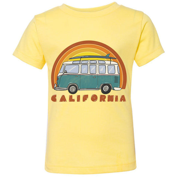 California Surf Van Toddlers Tee-CA LIMITED