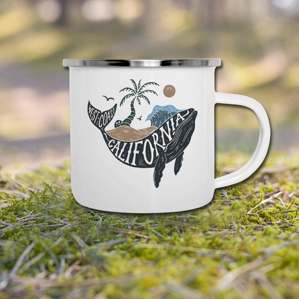 California Whale Camper Mug-CA LIMITED