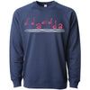 Curvy Flamingos FL Raglan Sweater-CA LIMITED