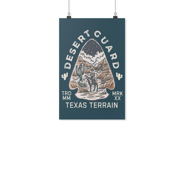 Desert Guard Texas Blue Dianne Poster-CA LIMITED