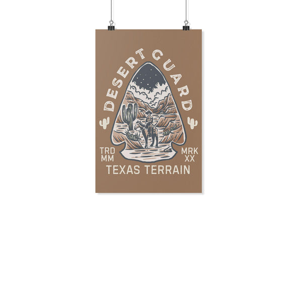 Desert Guard Texas Leather Poster-CA LIMITED