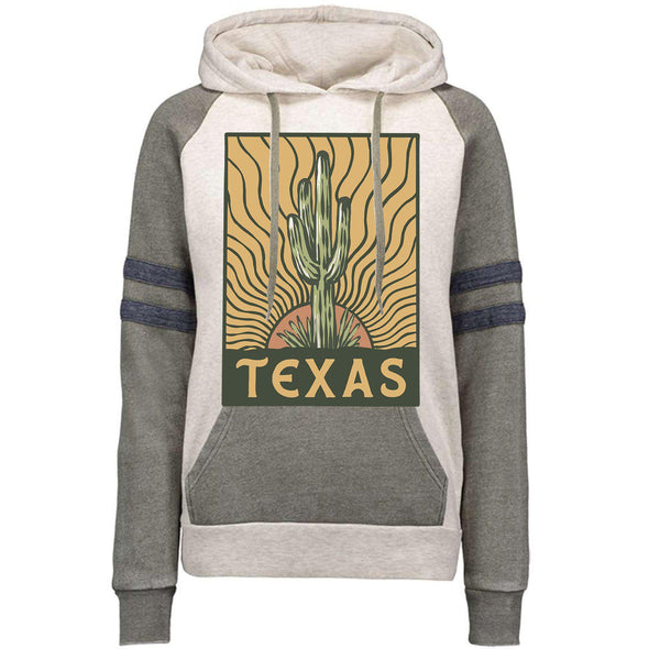 Desert Sunset TX Varsity Hoodie-CA LIMITED