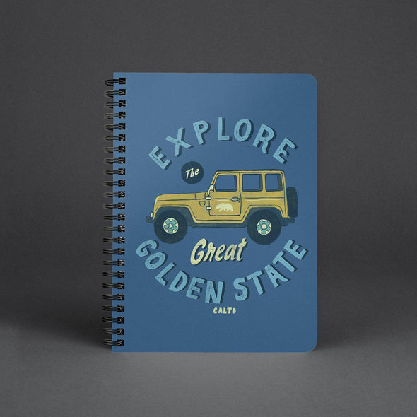 Explore Blue Spiral Notebook-CA LIMITED