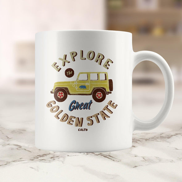 Explore The Golden State Mug-CA LIMITED