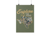 Explore the Road Texas Finch Green Poster-CA LIMITED