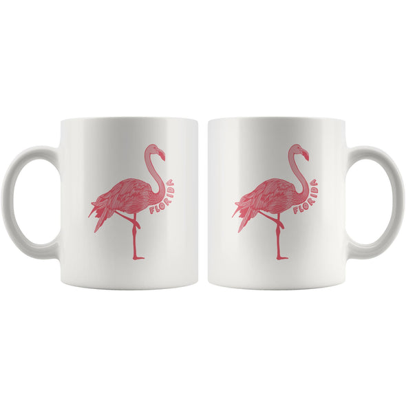 Flamingo FL Pink Ceramic Mug-CA LIMITED