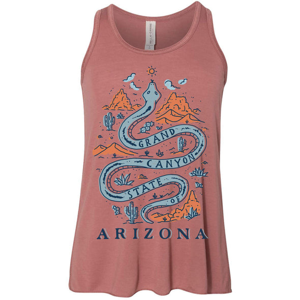 Grand Canyon Snake Arizona Youth Flowy Tank-CA LIMITED