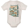 Greetings from Arizona Baby Onesie-CA LIMITED