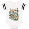 Greetings from Arizona Stripes Baby Onesie-CA LIMITED