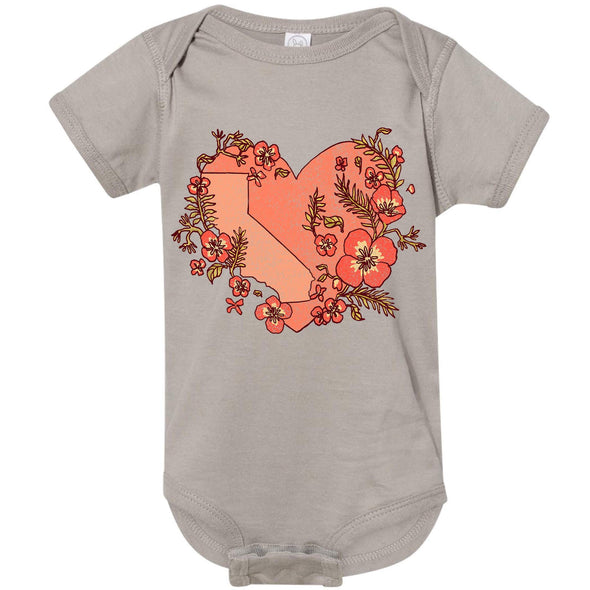 Heart State Baby Onesie-CA LIMITED