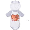 Heart State Hooded Baby Onesie-CA LIMITED