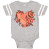 Heart State Stripes Baby Onesie-CA LIMITED