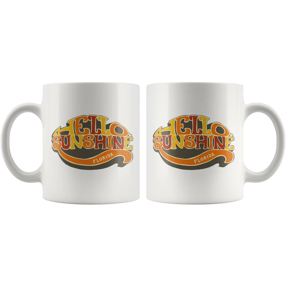 Hello Sunshine FL Brown Ceramic Mug-CA LIMITED