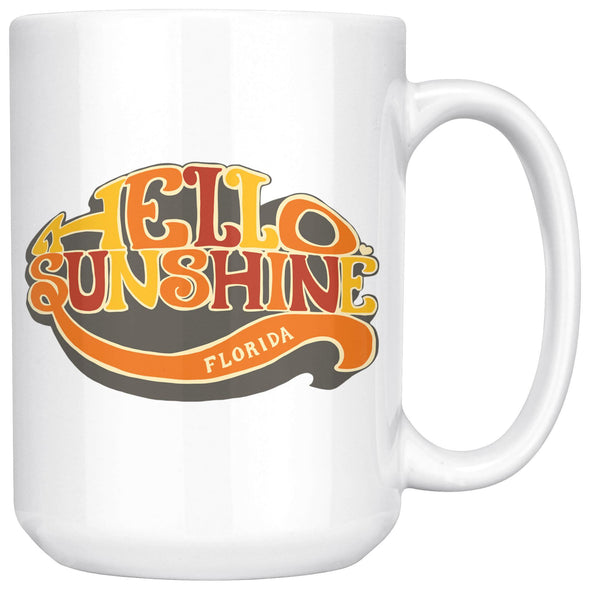 Hello Sunshine FL Brown Ceramic Mug-CA LIMITED