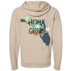 Home Grown FL Raglan Zipper Hoodie-CA LIMITED