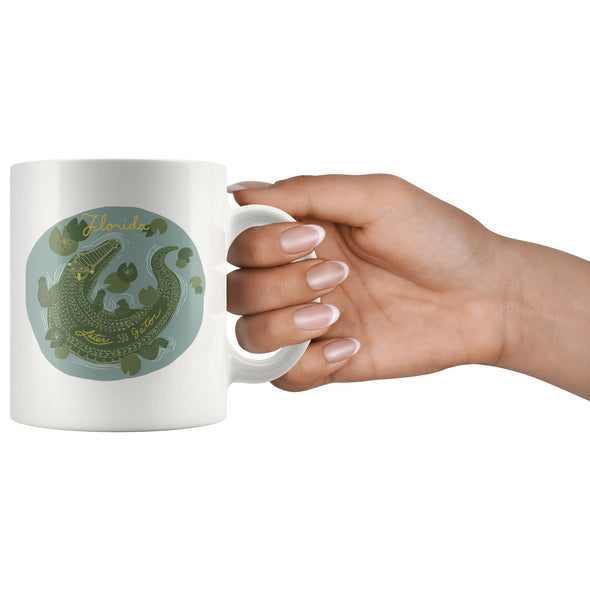 Later Gator FL Grey Ceramic Mug-CA LIMITED