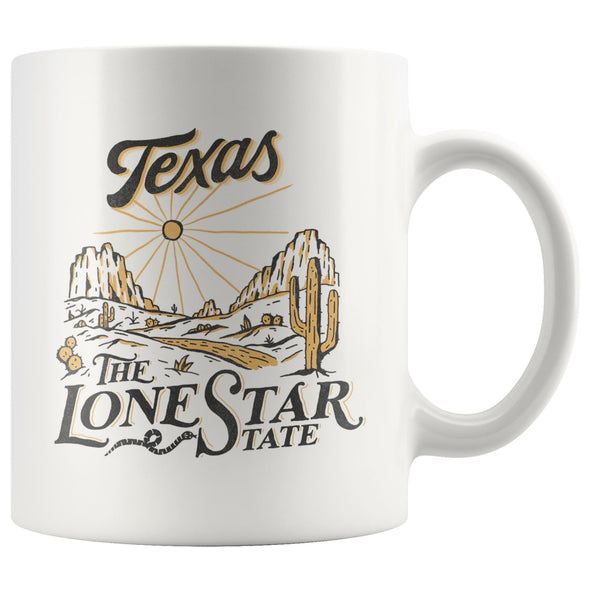 Lonestar Texas Ceramic Mug-CA LIMITED