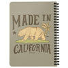 Made in California Army Spiral Notebook-CA LIMITED