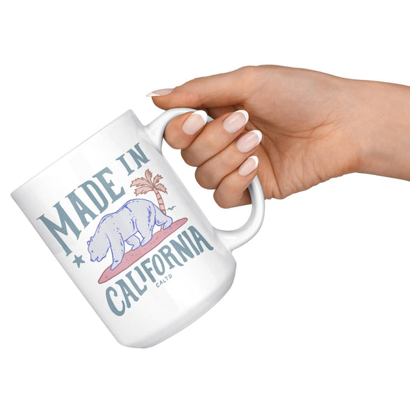 Made in California Blue-Grey Mug-CA LIMITED