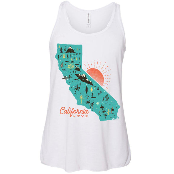 Map CA Love Youth Flowy Tank-CA LIMITED