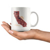 Map Ca Love Maroon Mug-CA LIMITED