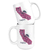 Map Ca Love Purple Mug-CA LIMITED