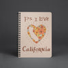 P.S. I Love California Cream Spiral Notebook-CA LIMITED