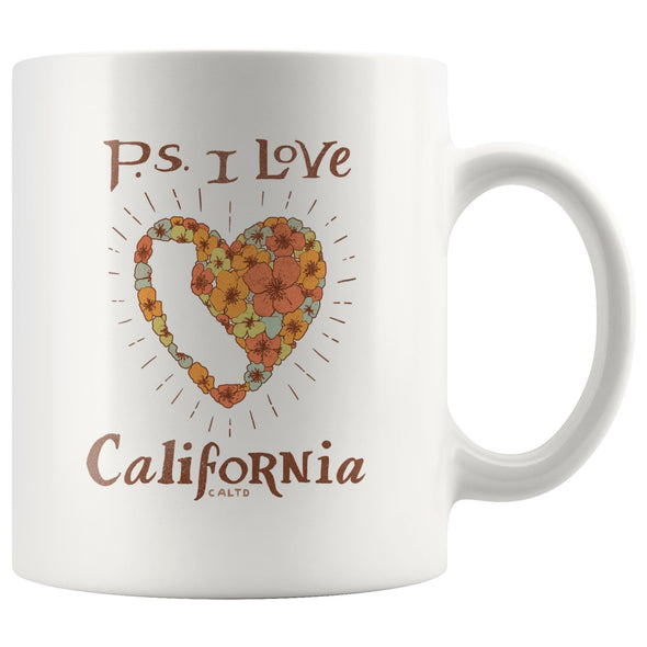 P.S. I Love California Mug-CA LIMITED