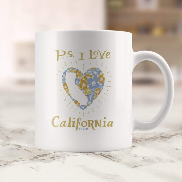 P.S. I Love California Mug-CA LIMITED