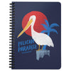 Pelican Paradise Navy Spiral Notebook-CA LIMITED