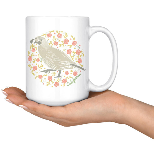 Poppy Quail Mug-CA LIMITED